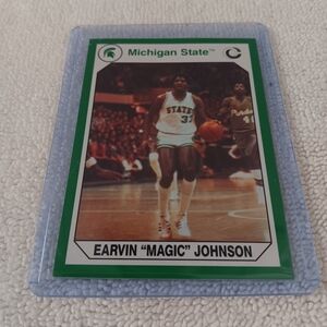 Earvin 'Magic' Johnson Michigan State Trading Card